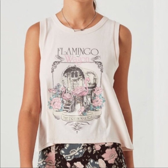 🌷Spell Flamingo Wagon Tank S - Picture 2 of 3